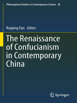 cover image of The Renaissance of Confucianism in Contemporary China